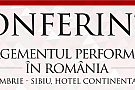 Te-ai inscris la Conferinta Managementul Performantei in Romania?