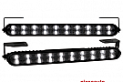 lumini de zi TFL cu 20 LED LxHxT 220x24x35mm (2 buc)negru