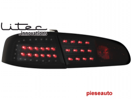 Stopuri LITEC LED Seat Ibiza 6L 02.02-08  negru/fumuriu